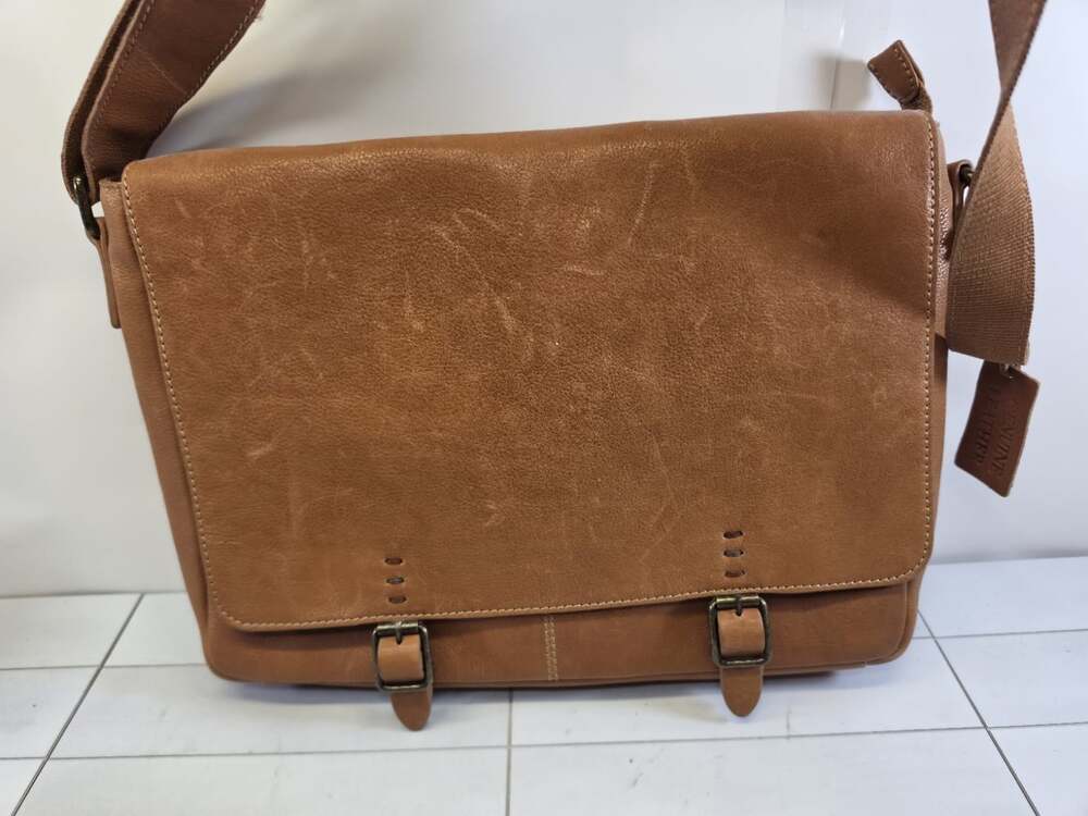 Leather Vintage Laptop Bag Satchel Genuine Men's Handmade Messenger Briefcase